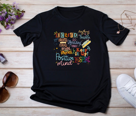 🌈 Positive Vibes Graphic Tee