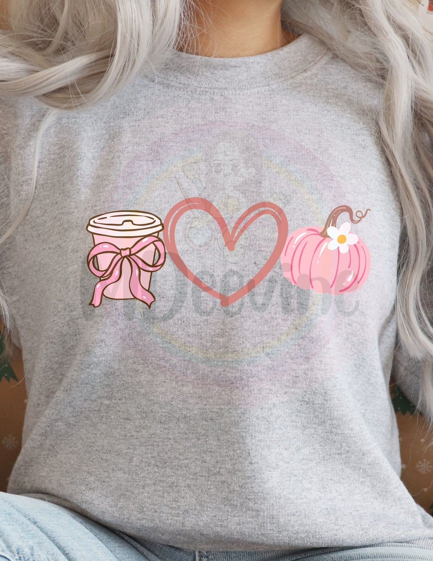 Coffee,Love, Halloween Sweatshirt ☕️💖🎃